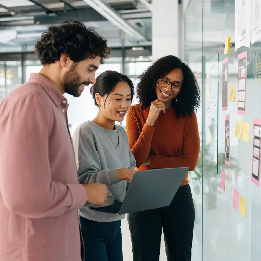 L'équipe produit d'Elia en collaboration
