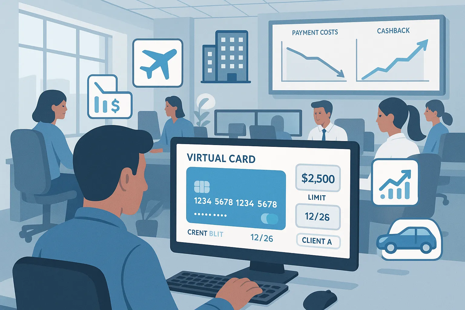Étude de cas: comment une agence a économisé 20 000 € grâce aux cartes virtuelles