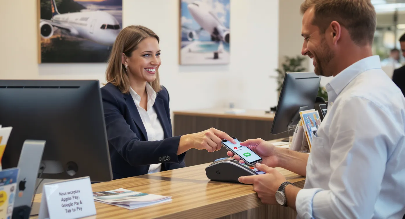 Apple Pay, Google Pay et Tap to Pay en agence: guide d’activation pour augmenter la conversion et réduire les abandons