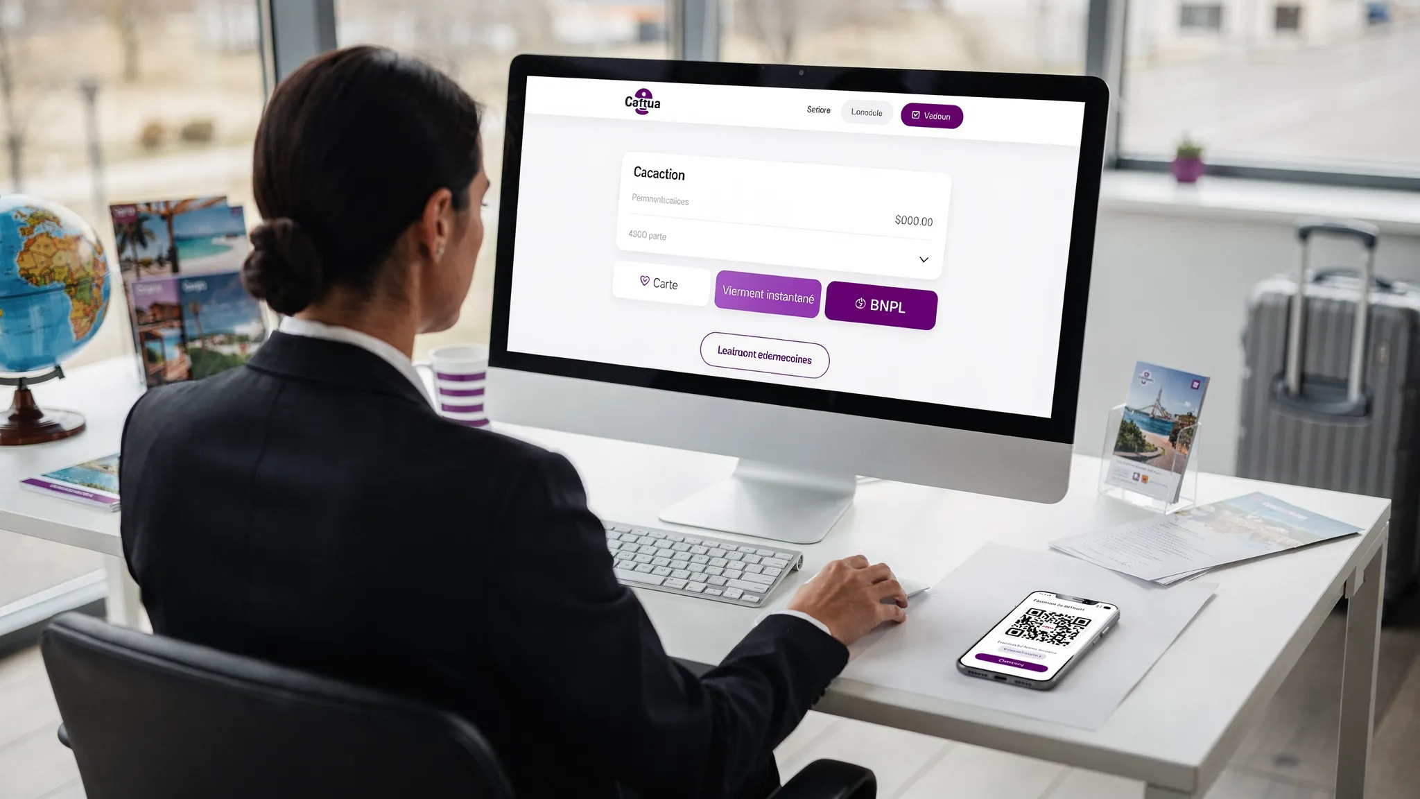 Site reservation vacances: ajouter virement instantané