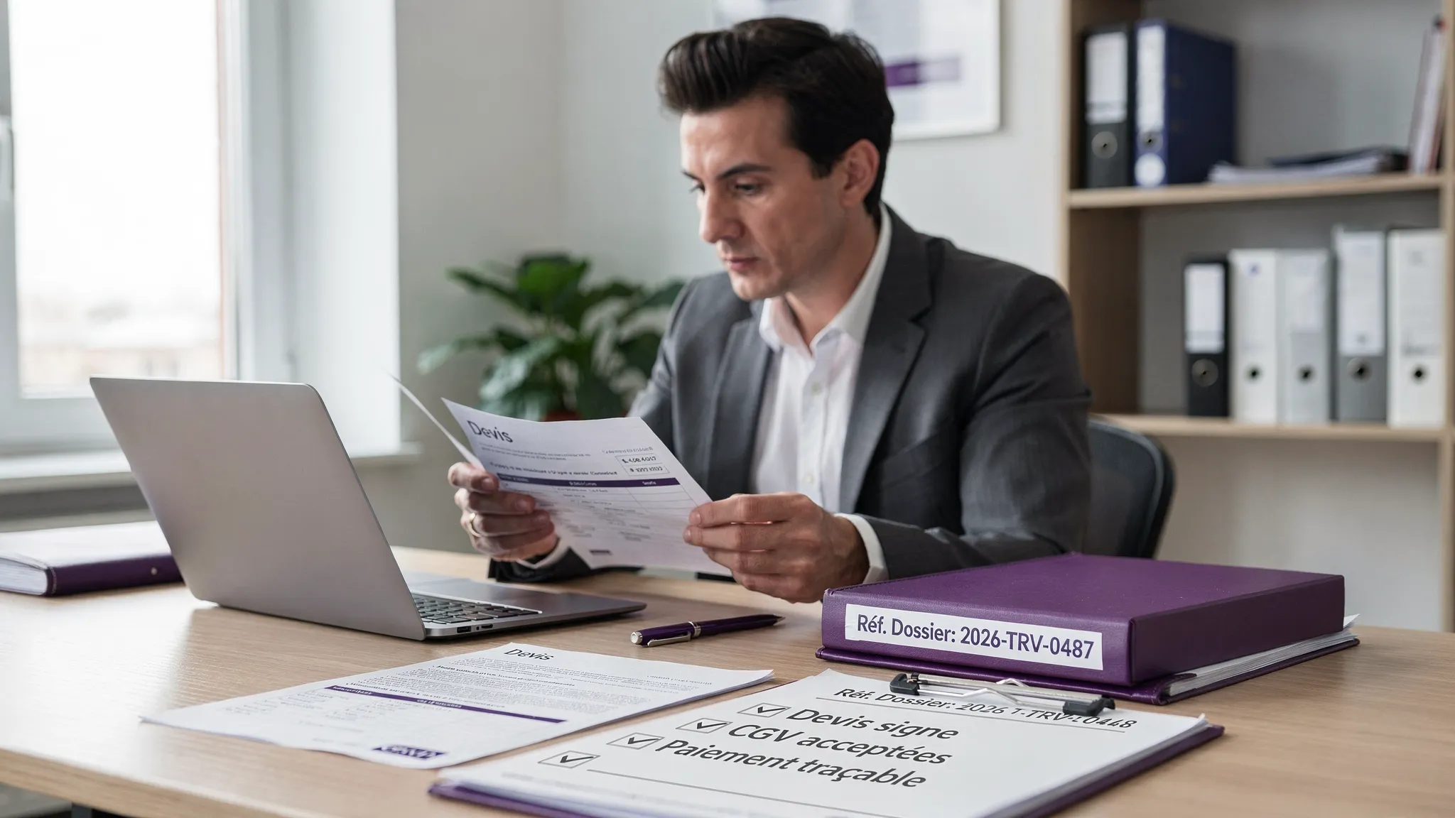 Devis + CGV: le duo qui évite 80% des litiges au départ