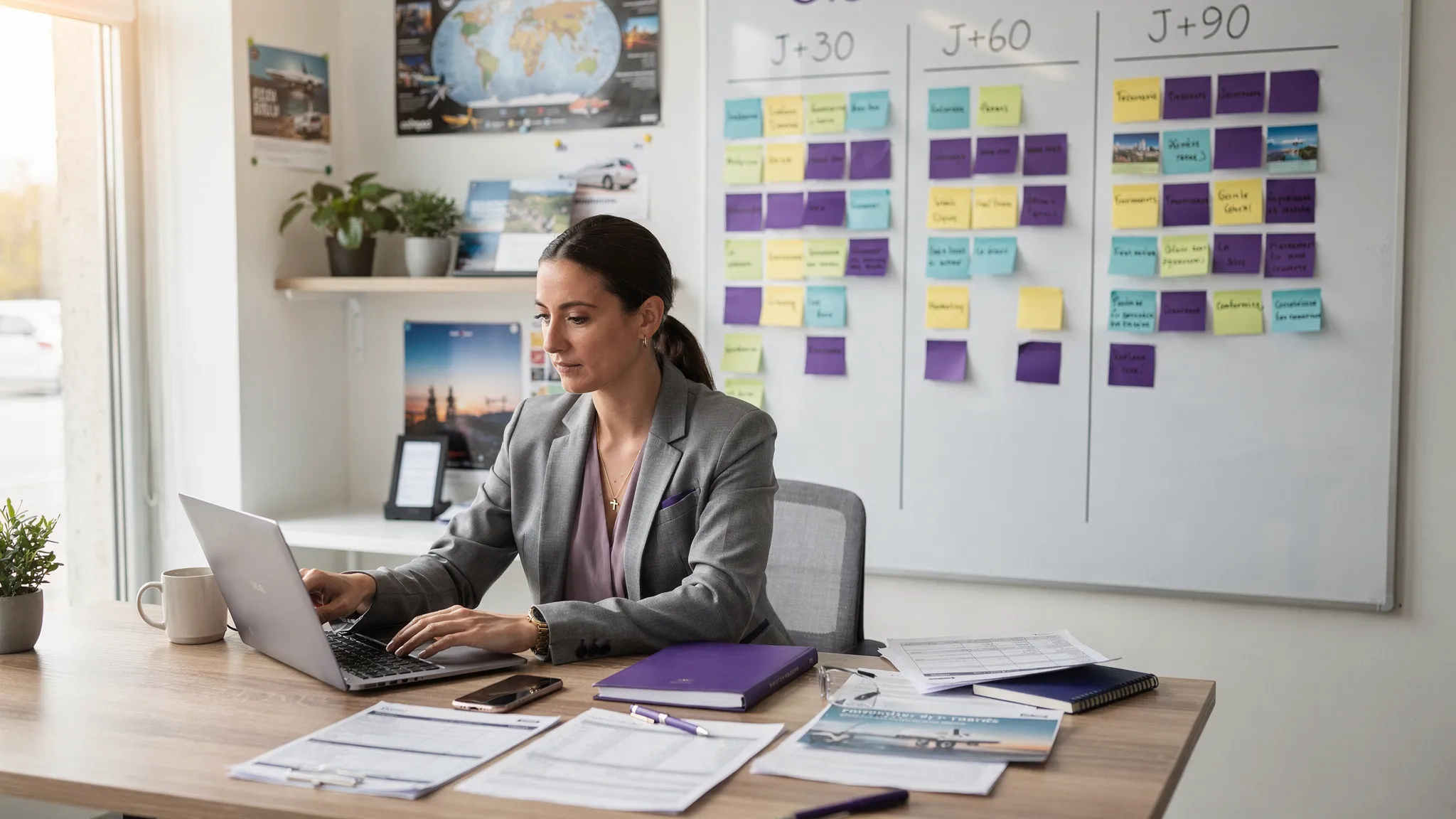 Créer une agence de voyage: plan 90 jours après immatriculation