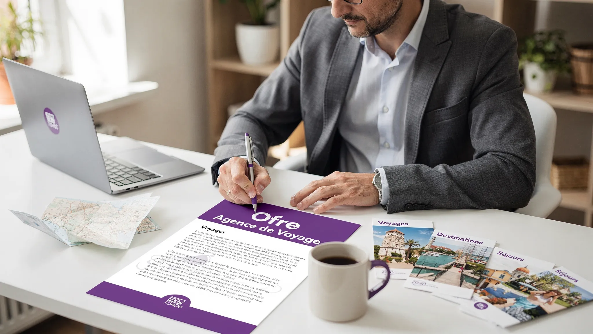 Création agence de voyage: comment cadrer son offre en 1 page