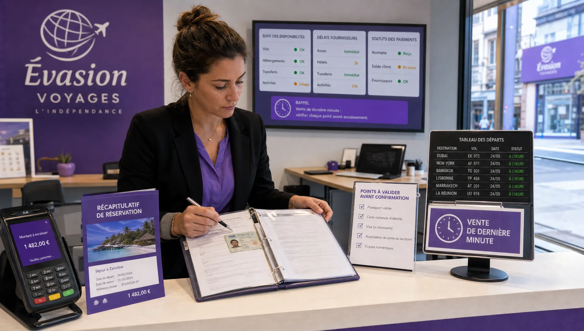 Séjour pas cher dernière minute: checklist avant encaissement